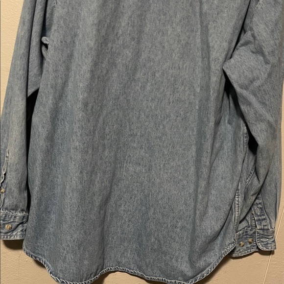 Disney Vintage Denim Blue Shirt with Embroidered Design - Picture 7 of 8